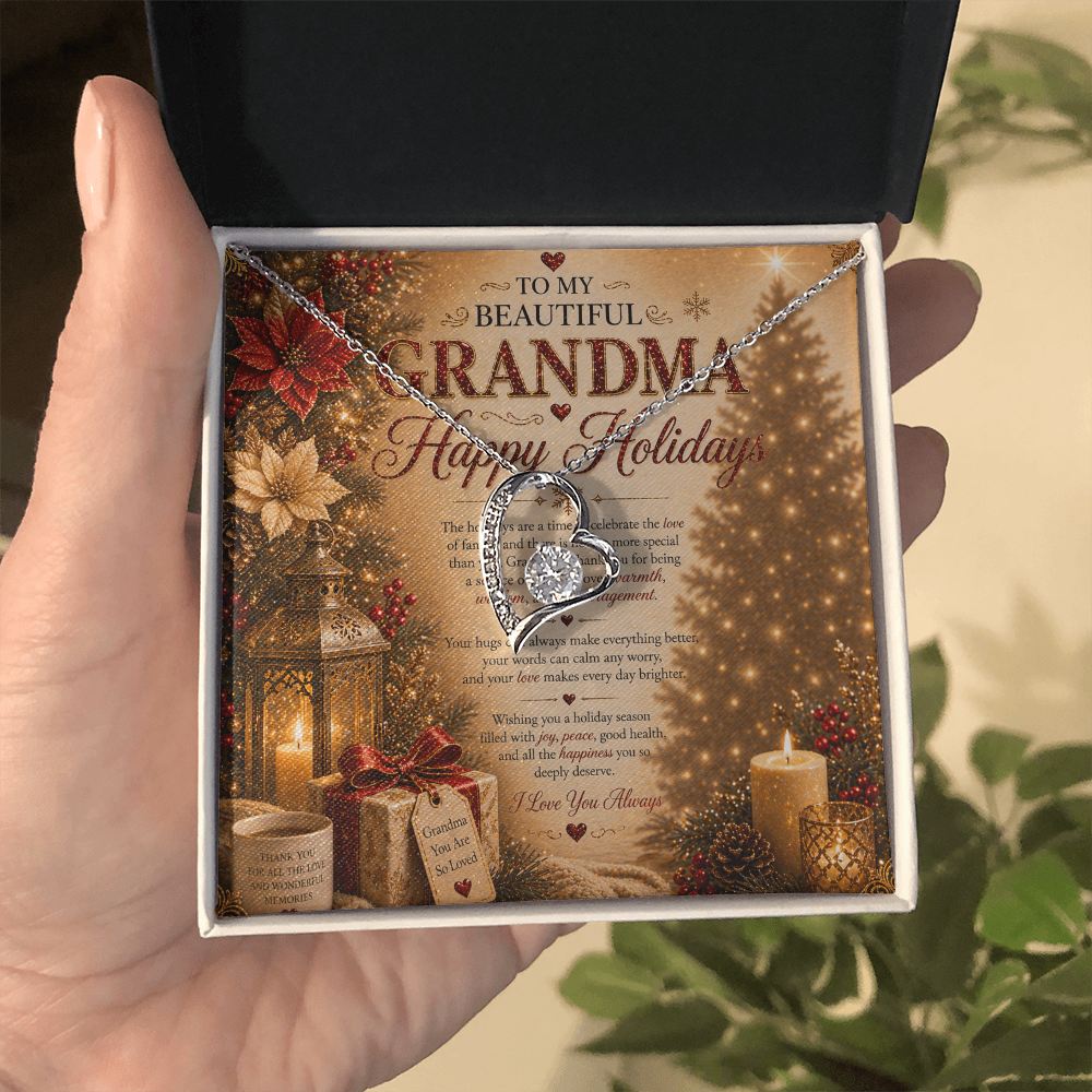 My Holidays Warmth & Splendor Card For Grandma's Heart Gift Set