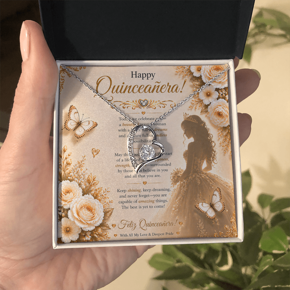 Feliz Quinceañera Sweet & Special Celebration Wishes Gift Card Set
