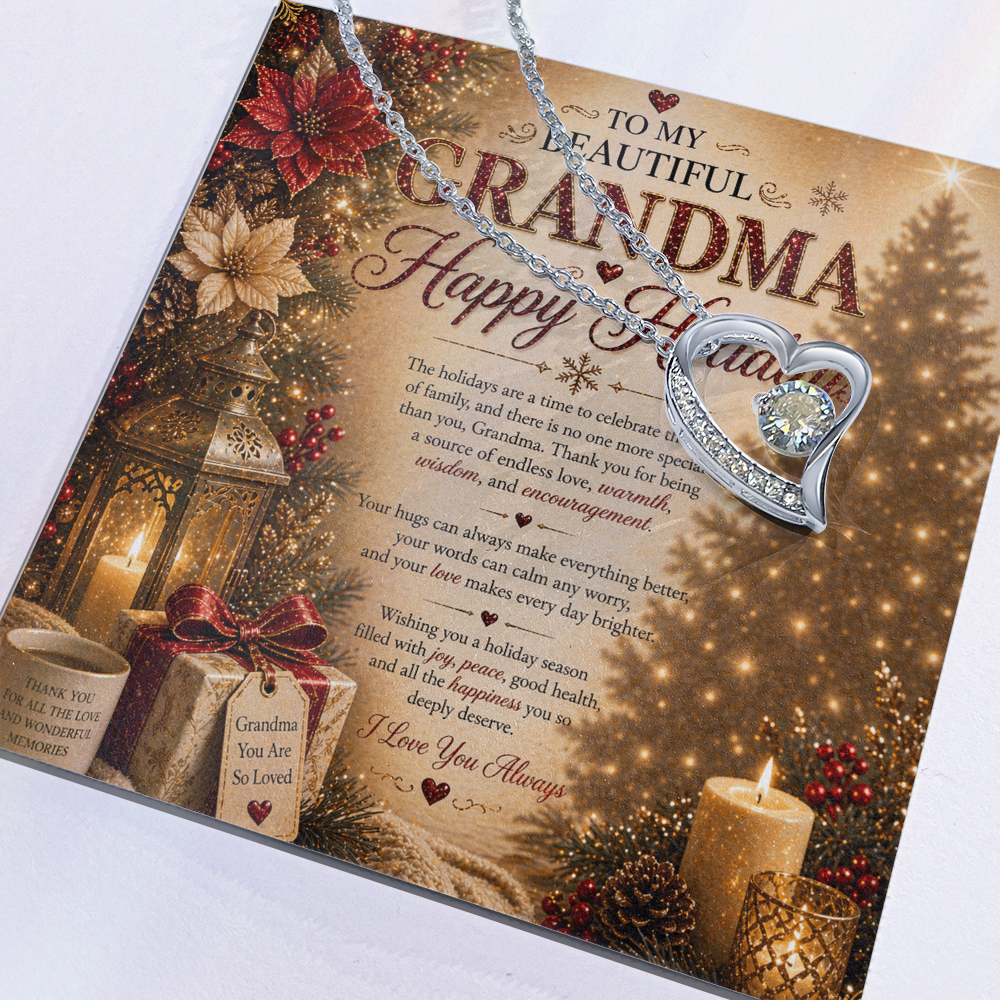 My Holidays Warmth & Splendor Card For Grandma's Heart Gift Set