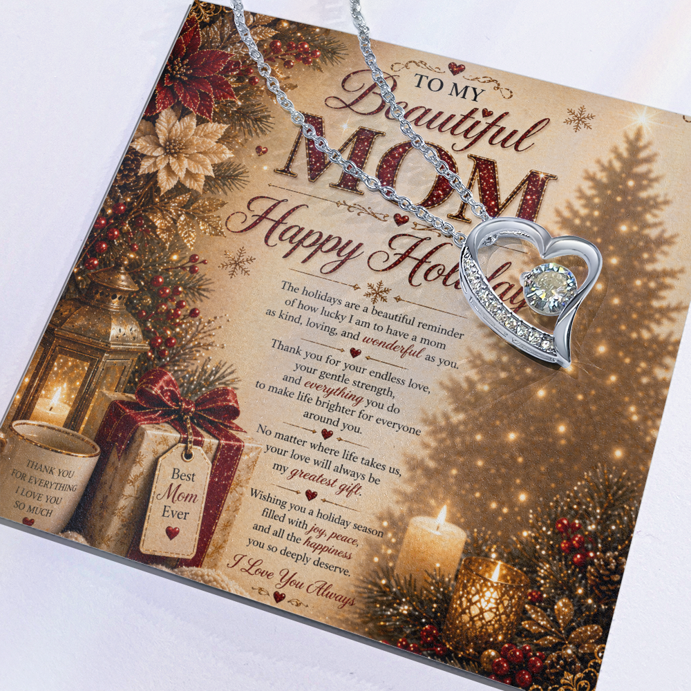 Luxurious Holiday Card For Mommy Gift Set