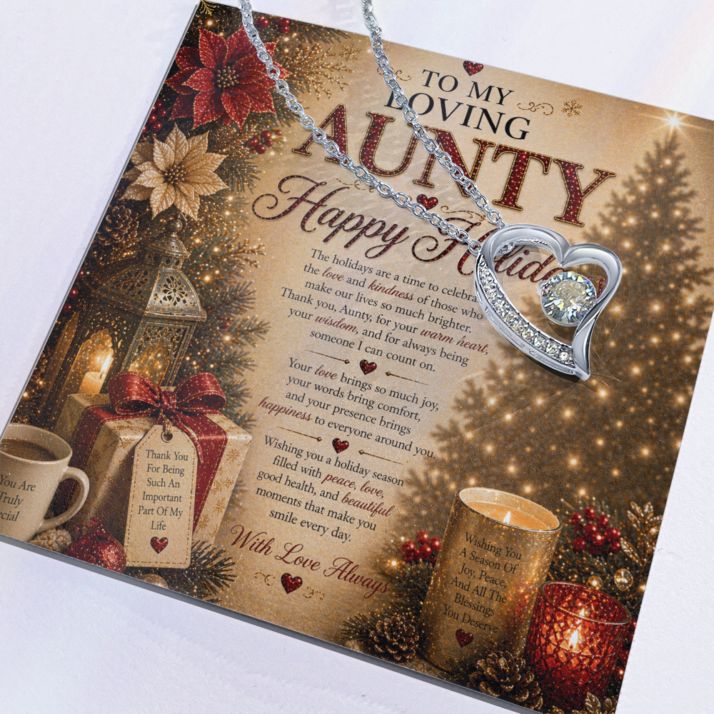 Warmth & Luxurious Holidays Wishes For Aunty Gift Set