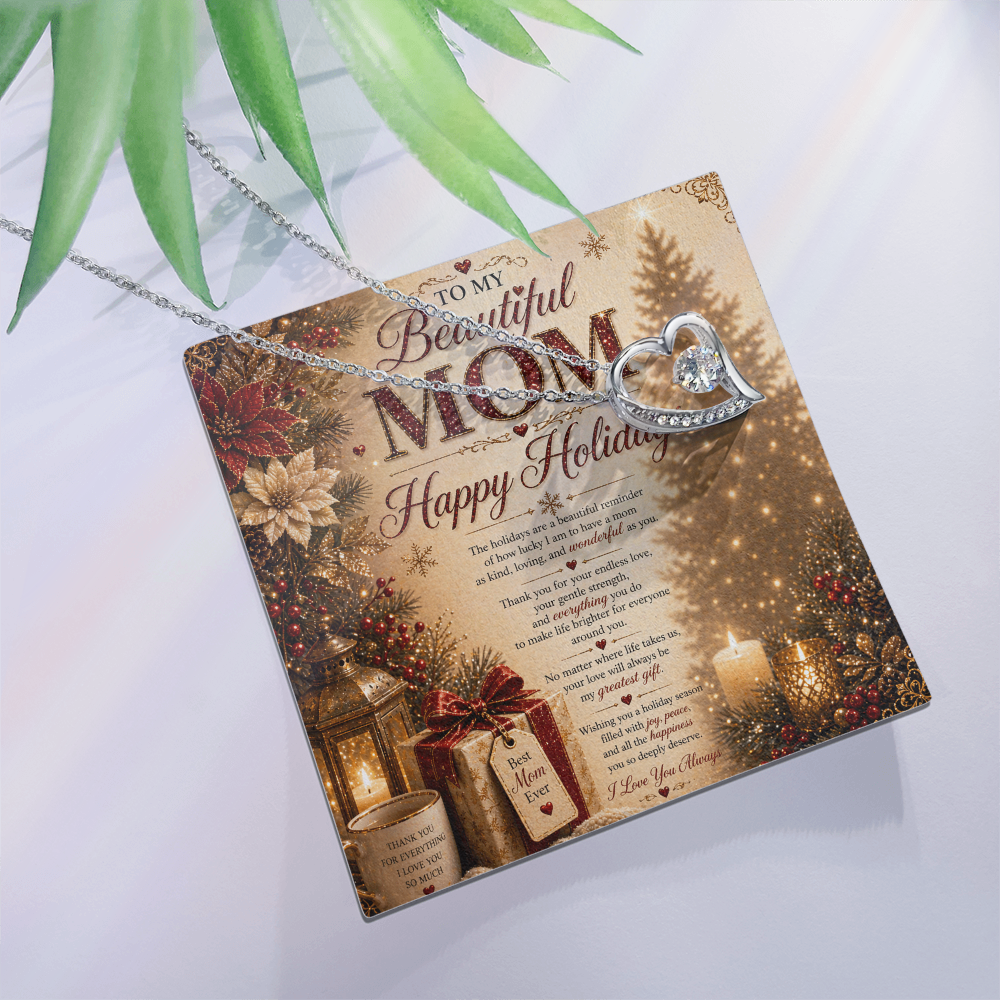 Luxurious Holiday Card For Mommy Gift Set