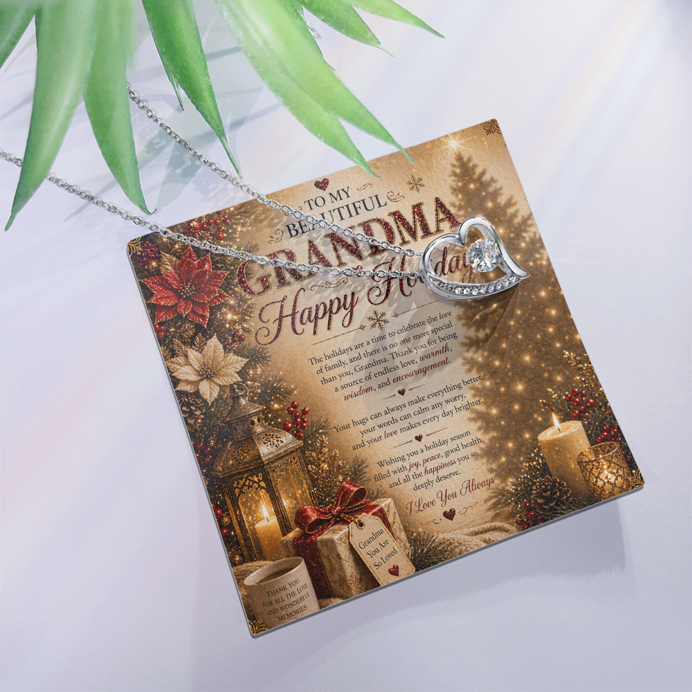 My Holidays Warmth & Splendor Card For Grandma's Heart Gift Set