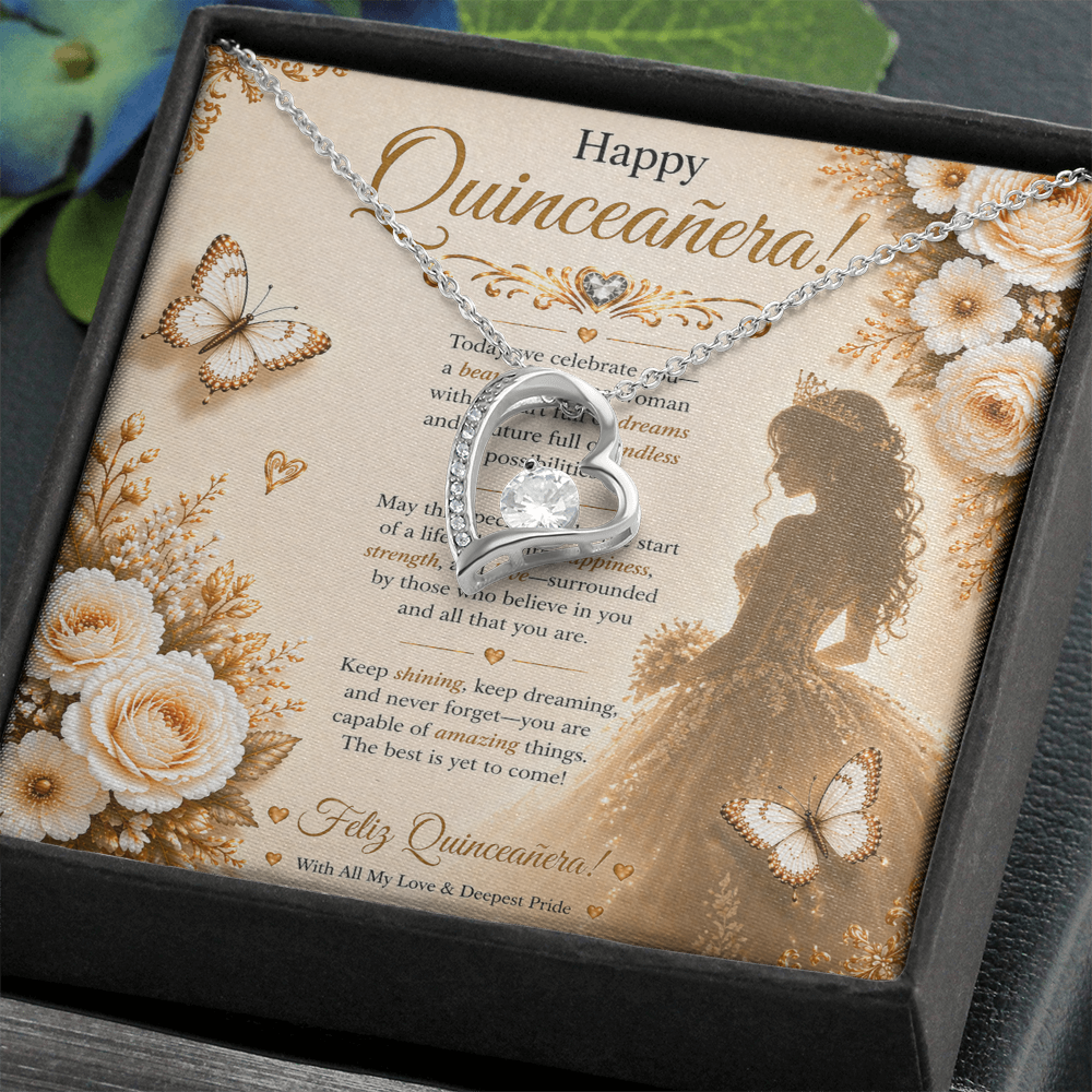 Feliz Quinceañera Sweet & Special Celebration Wishes Gift Card Set