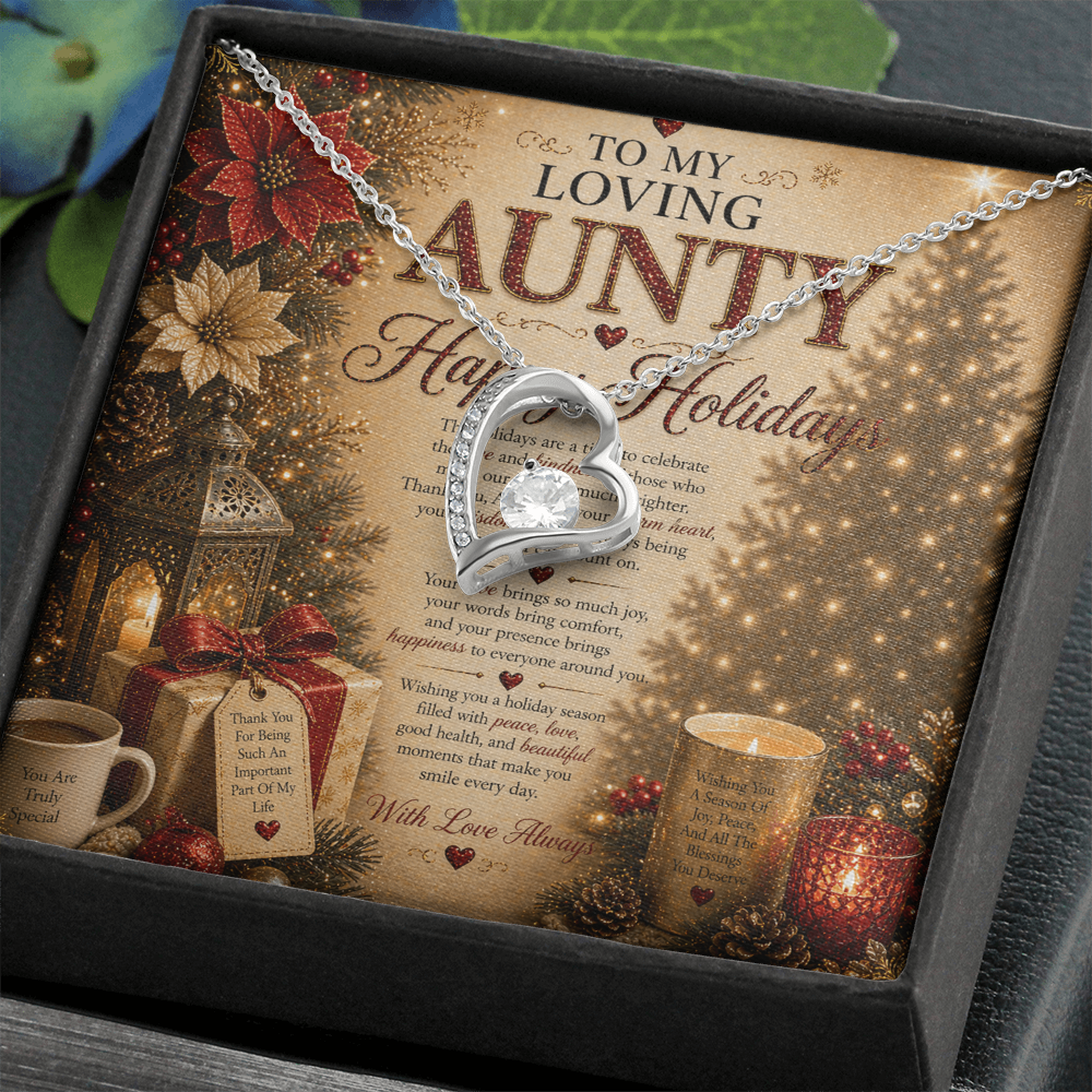 Warmth & Luxurious Holidays Wishes For Aunty Gift Set