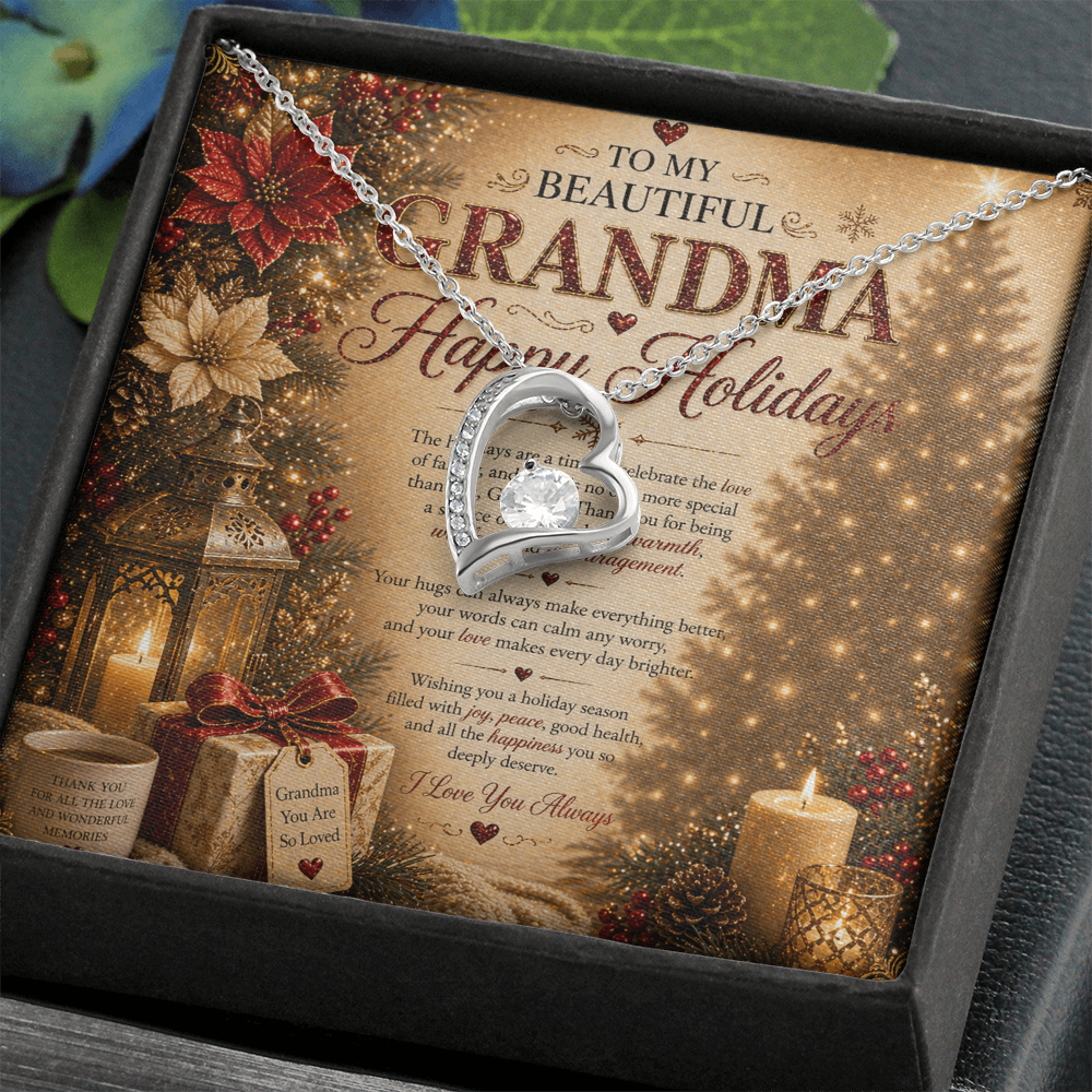 My Holidays Warmth & Splendor Card For Grandma's Heart Gift Set