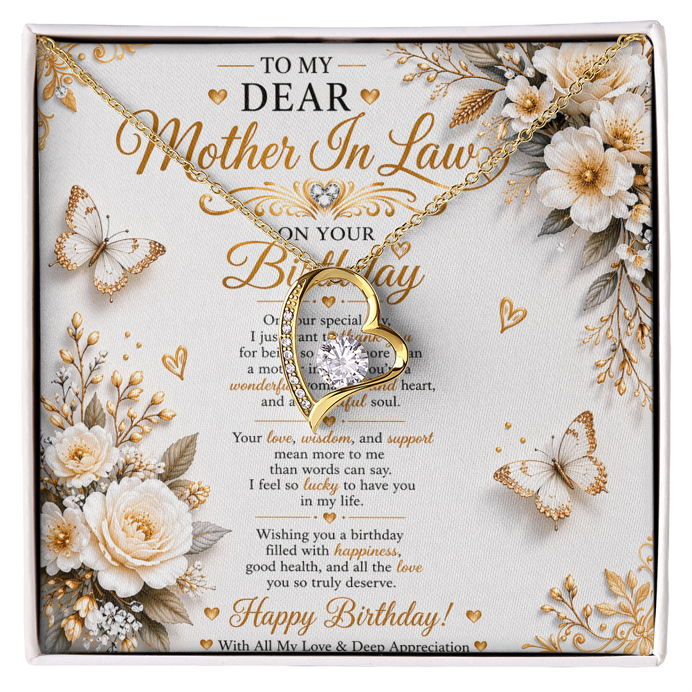 Elegant & Excellent Birthday Wishes Card For My Mother-In-Law Gift Set