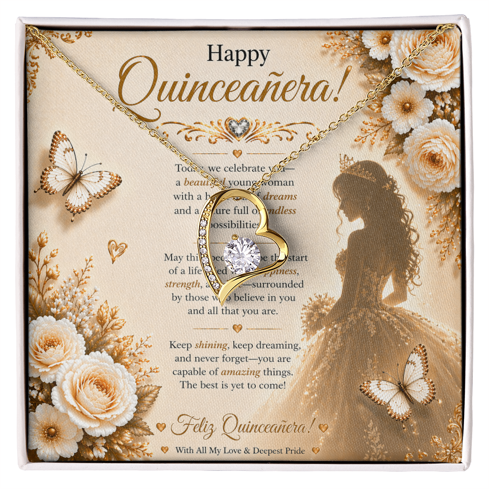 Feliz Quinceañera Sweet & Special Celebration Wishes Gift Card Set
