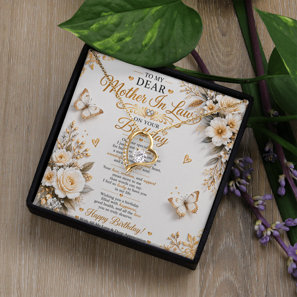 Elegant & Excellent Birthday Wishes Card For My Mother-In-Law Gift Set