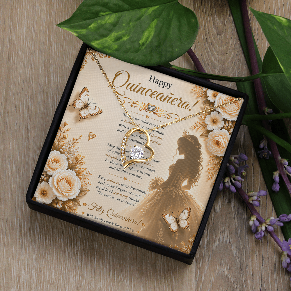Feliz Quinceañera Sweet & Special Celebration Wishes Gift Card Set
