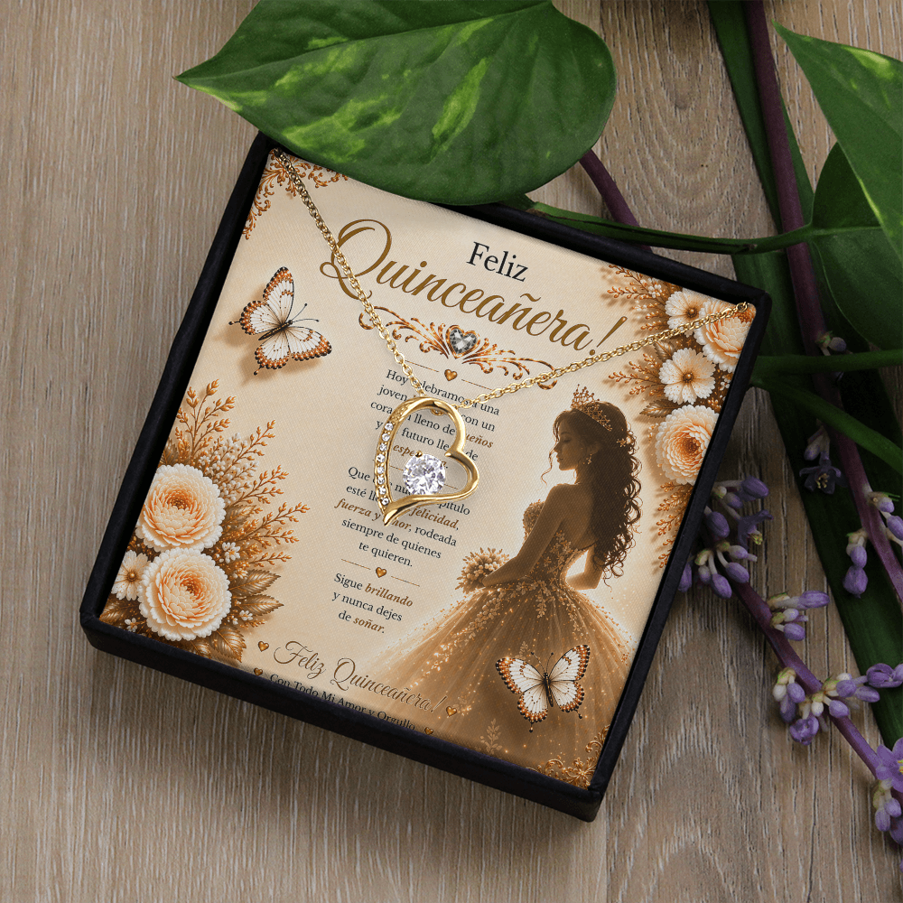 💕Feliz Quinceañera, Mi Amor — Hoy Celebramos Tu Belleza, Tu Corazón Y Todo Lo Increíble Que Eres. Con Amor, Tu Novio