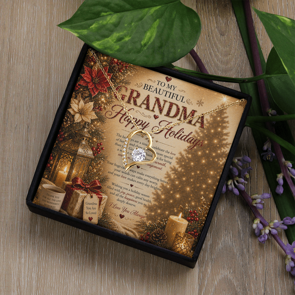 My Holidays Warmth & Splendor Card For Grandma's Heart Gift Set