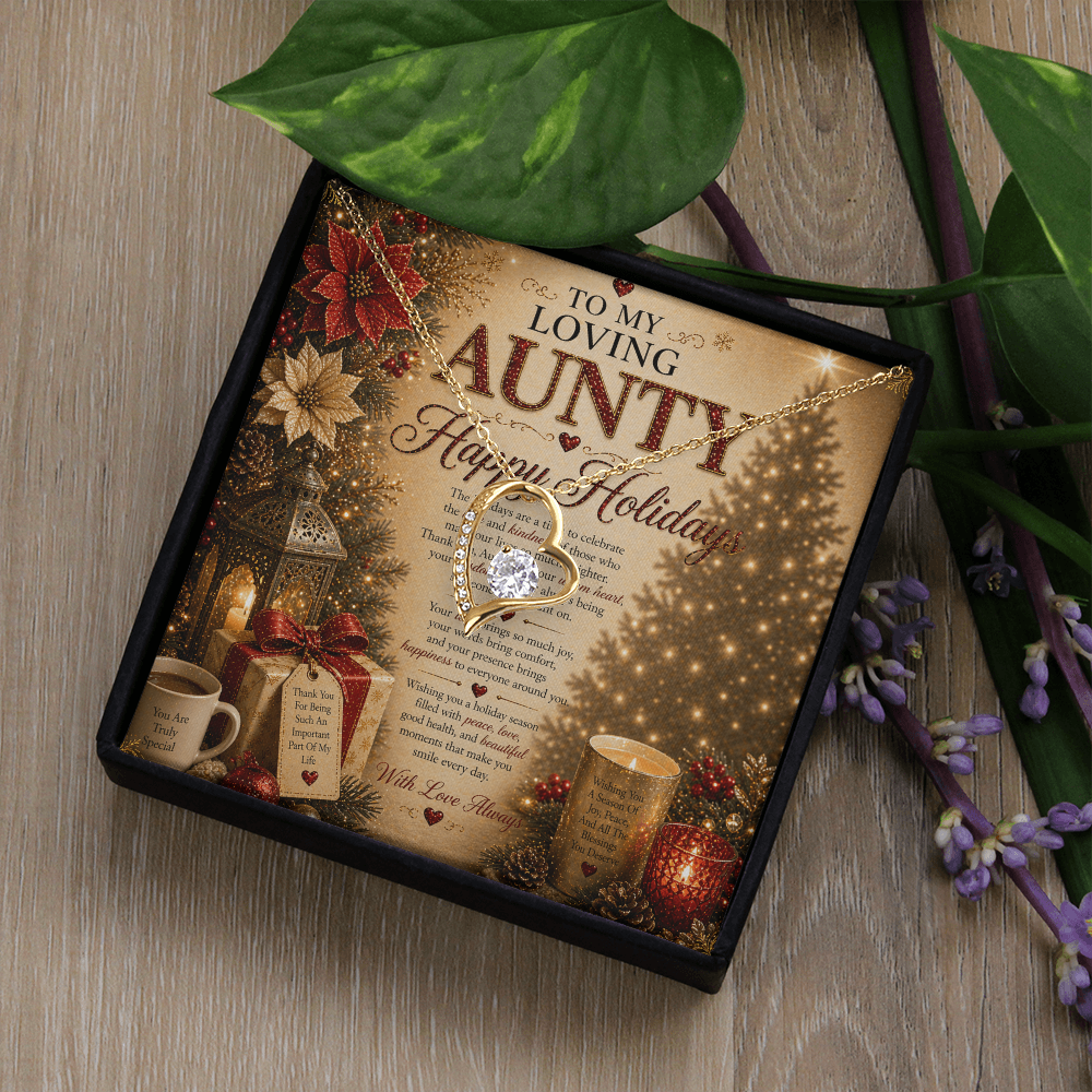 Warmth & Luxurious Holidays Wishes For Aunty Gift Set