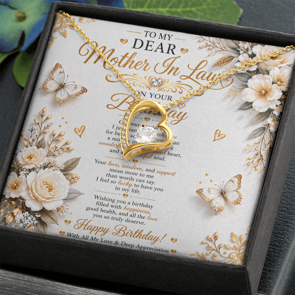 Elegant & Excellent Birthday Wishes Card For My Mother-In-Law Gift Set