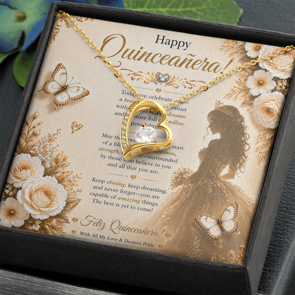 Feliz Quinceañera Sweet & Special Celebration Wishes Gift Card Set