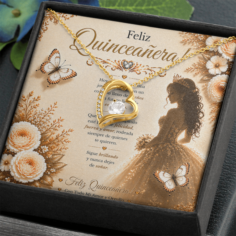 💕Feliz Quinceañera, Mi Amor — Hoy Celebramos Tu Belleza, Tu Corazón Y Todo Lo Increíble Que Eres. Con Amor, Tu Novio