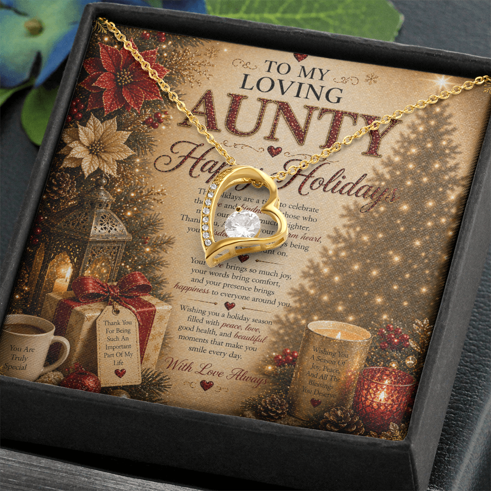 Warmth & Luxurious Holidays Wishes For Aunty Gift Set