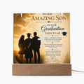 Our Amazing Son Graduation Acrylic Gift Set