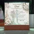 To My Hero Dad From Son Acrylic Plaque