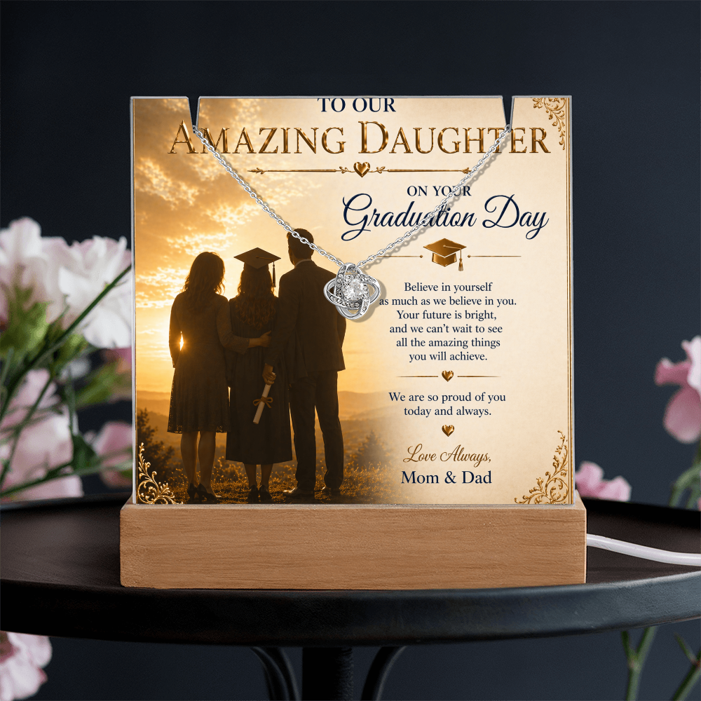 To Our Amazing Daughter's Graduation Acrylic Gift Set