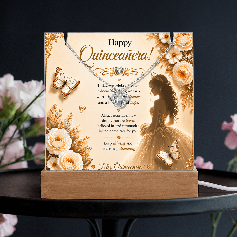 Sweet & Amazing Quinceañera For My Little Princess  Acrylic Gift Set