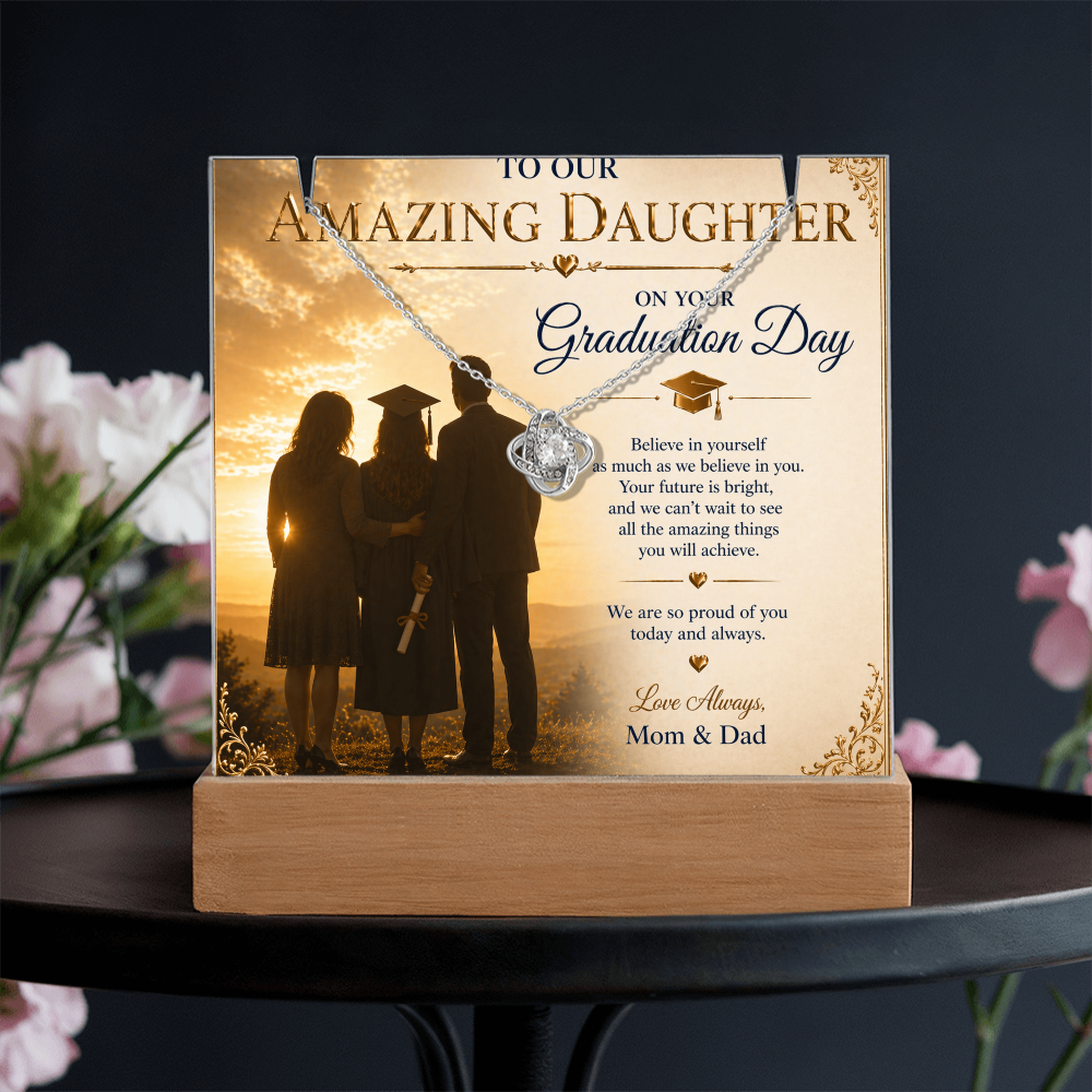 To Our Amazing Daughter's Graduation Acrylic Gift Set