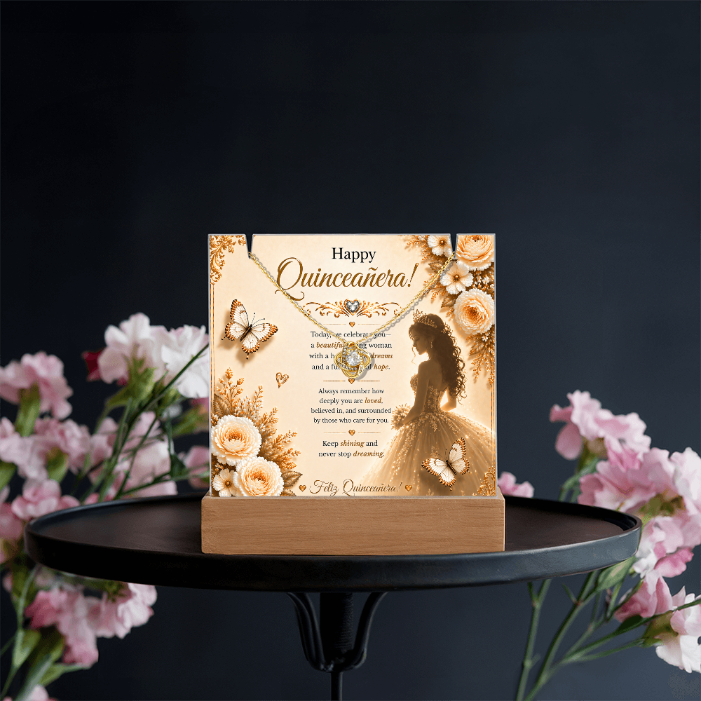 Sweet & Amazing Quinceañera For My Little Princess  Acrylic Gift Set