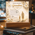 My Amazing Grandma From Grand Son Acrylic Gift Set