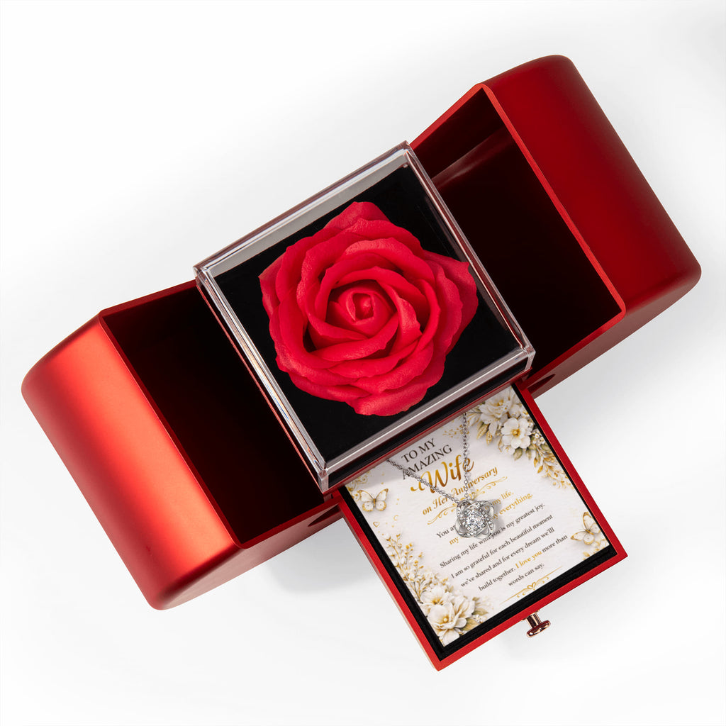 Happy Anniversary Honey Necklace Gift Set