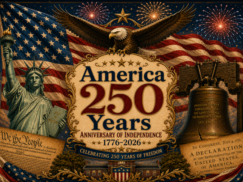 Happy Birthday America Landscaping Woven Blanket Special