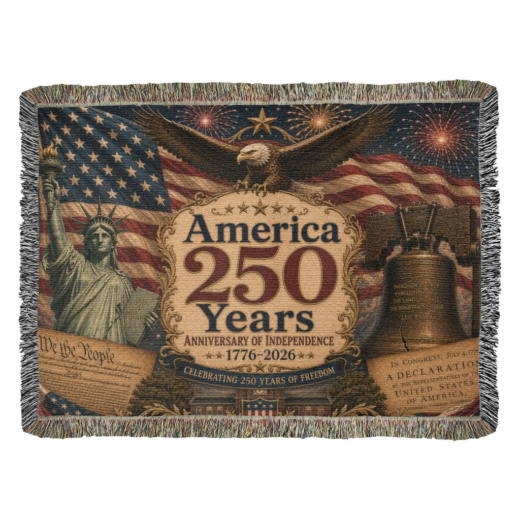 Happy Birthday America Landscaping Woven Blanket Special