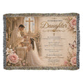 Our Little Girl First Communion Blessings and elegance Woven Blanket