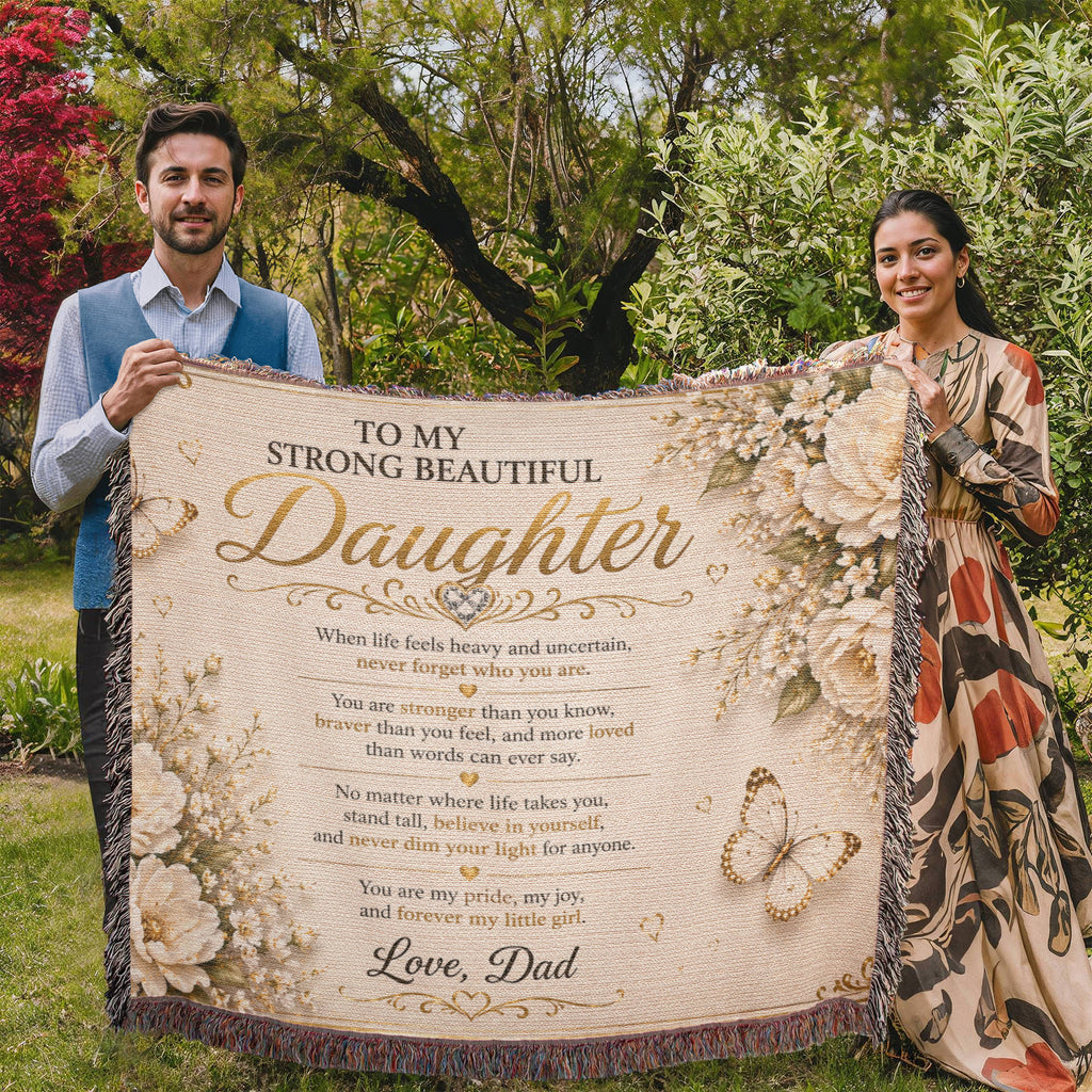 Spectacular & Beautiful Daughter's Woven Blanket Gift