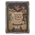 Happy 250th Birthday America Woven Blanket Special