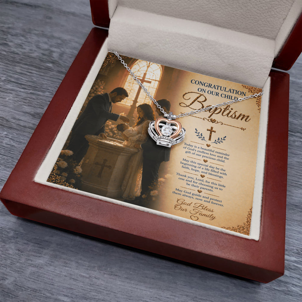 Amazing Grace Baptism Of Our Child Gift Set
