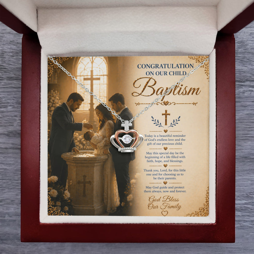 Amazing Grace Baptism Of Our Child Gift Set