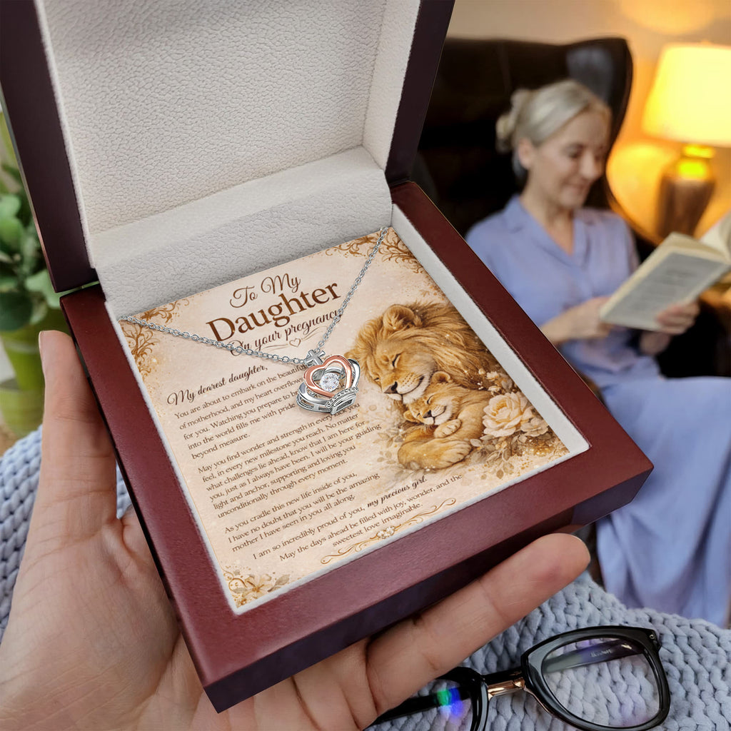 Our Beloved Daughter's Pregnancy – Necklace Gift Set