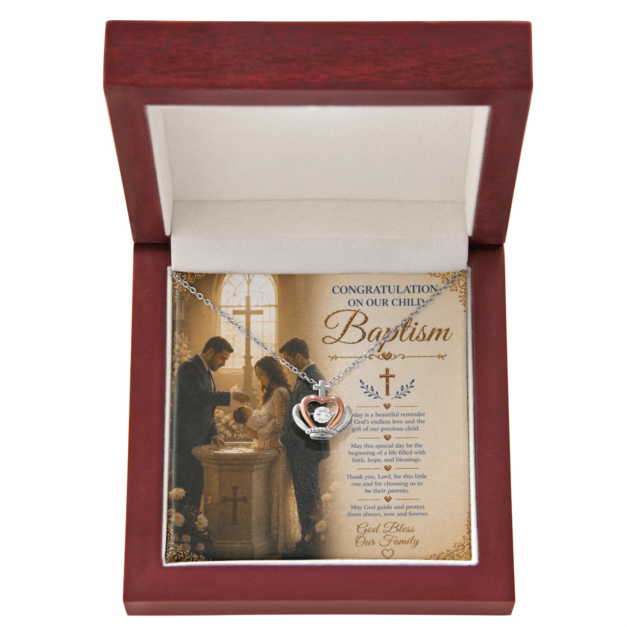 Amazing Grace Baptism Of Our Child Gift Set