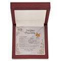 Heartfelt Pregnancy Gift From Mom to Daughter – Baby Feet Heart Necklace