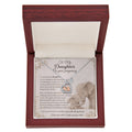 Elegant Pregnancy Necklace Gift From Mom to Daughter – Baby Feet Heart