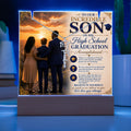 Honoring Our Incredible Son's High School Grad Acrylic Gift Set