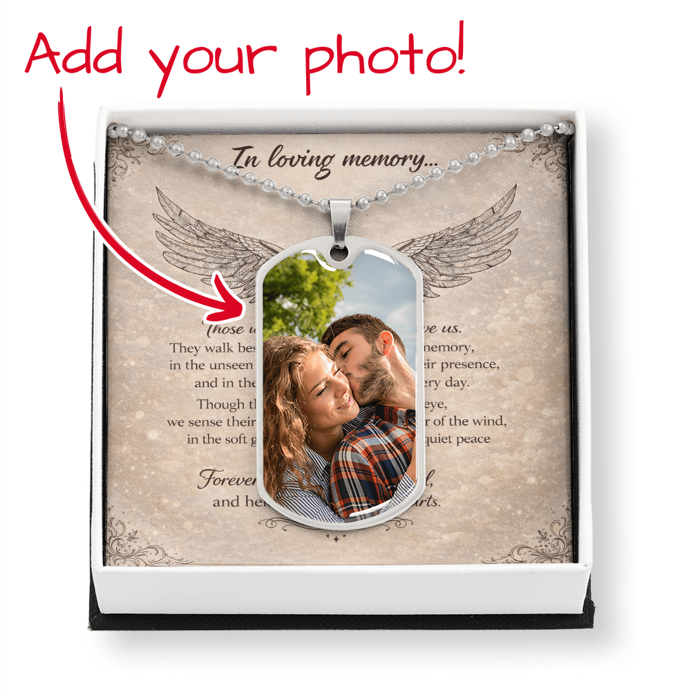To Our Loved Ones So Dear to Us – Customized Memorial Necklace