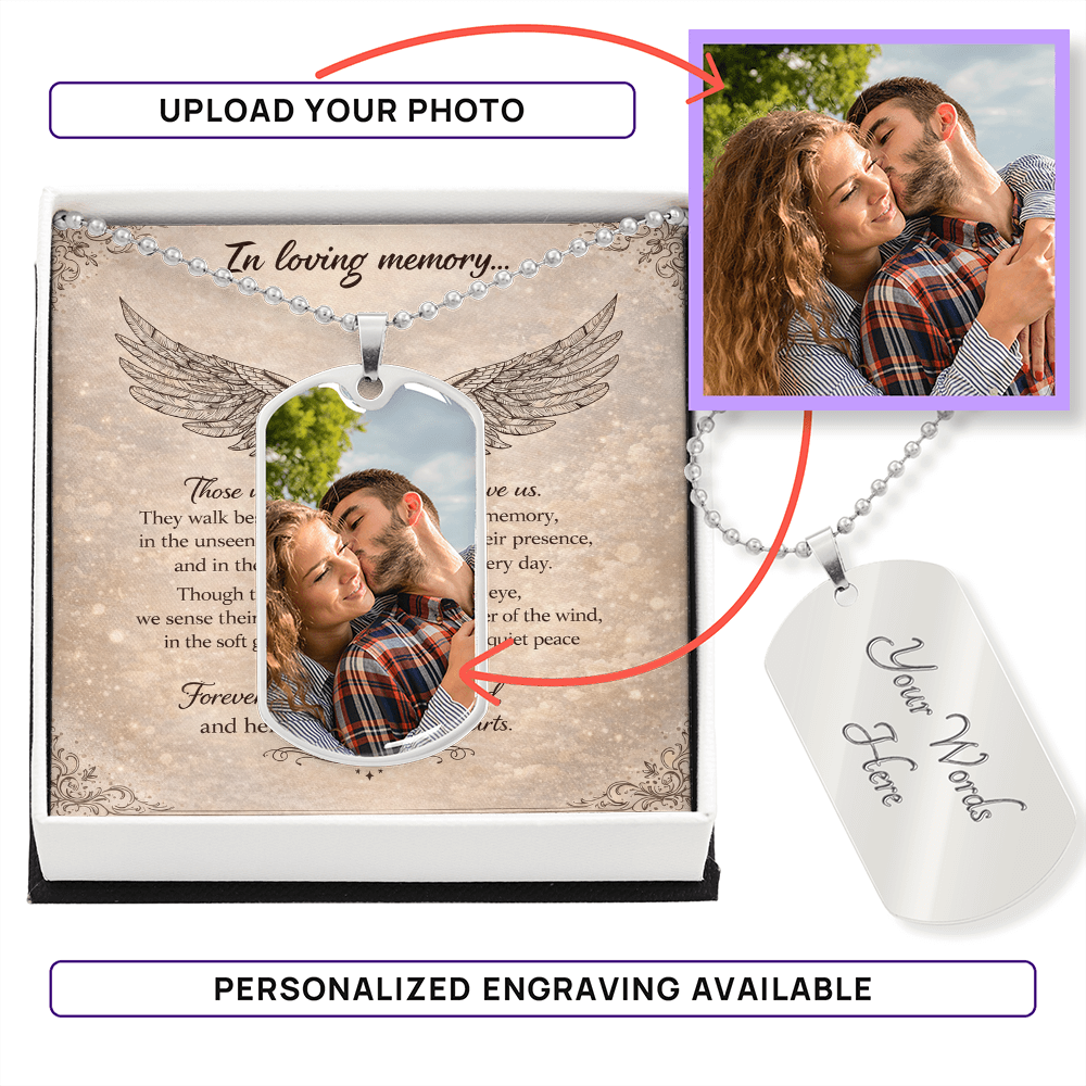 To Our Loved Ones So Dear to Us – Customized Memorial Necklace