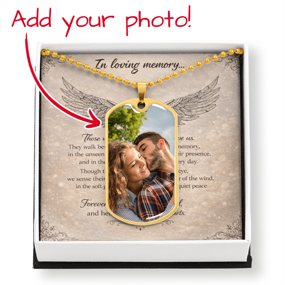 To Our Loved Ones So Dear to Us – Customized Memorial Necklace