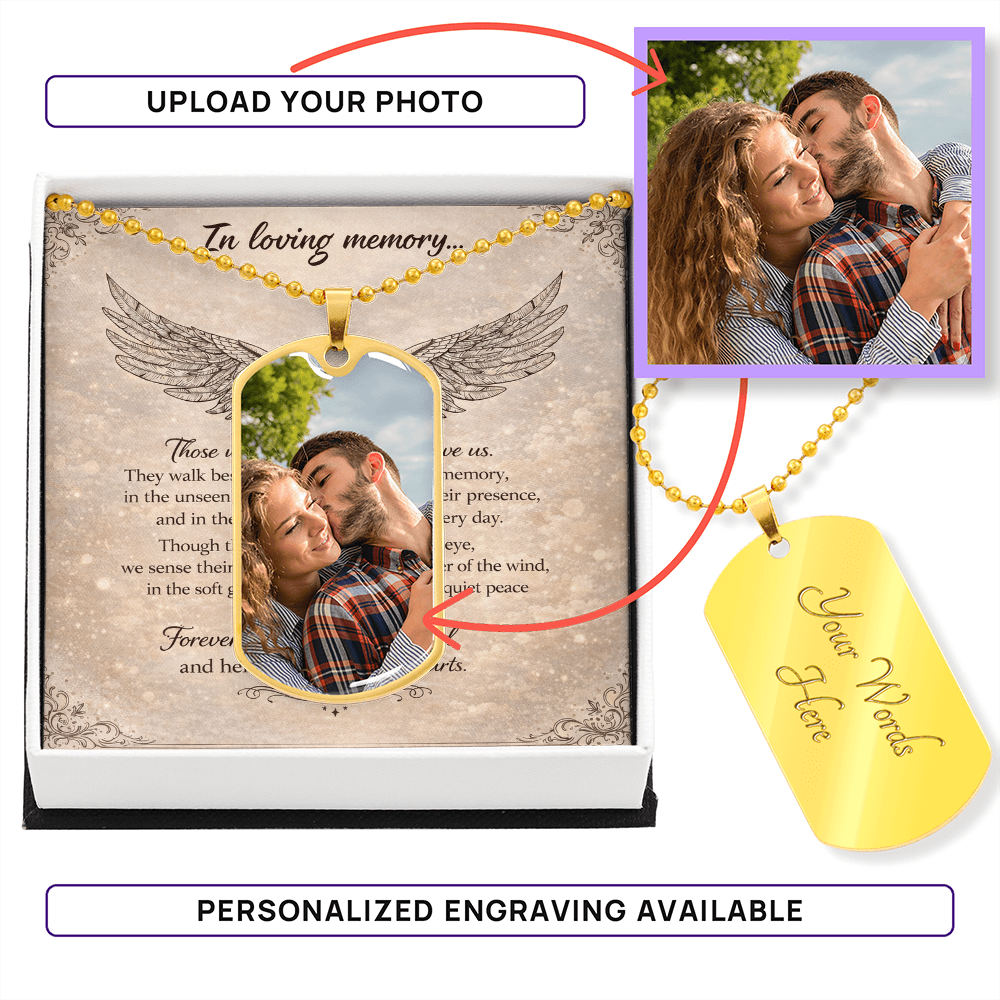 To Our Loved Ones So Dear to Us – Customized Memorial Necklace