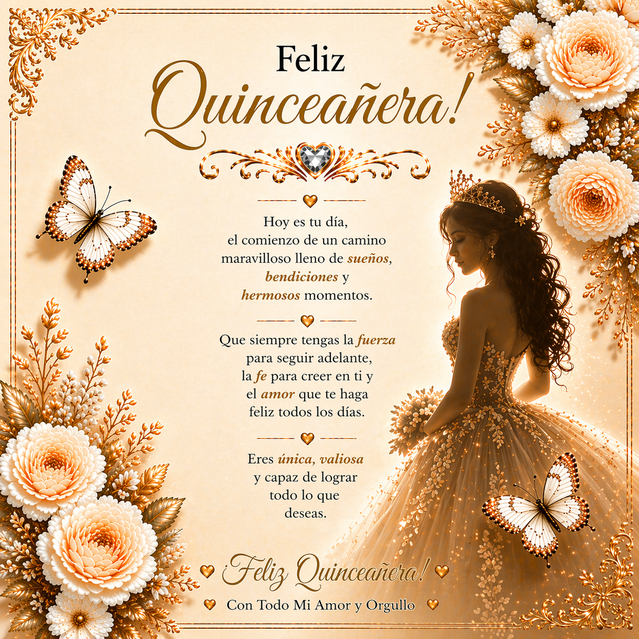 Feliz Quinceañera — Con Amor, Mamá