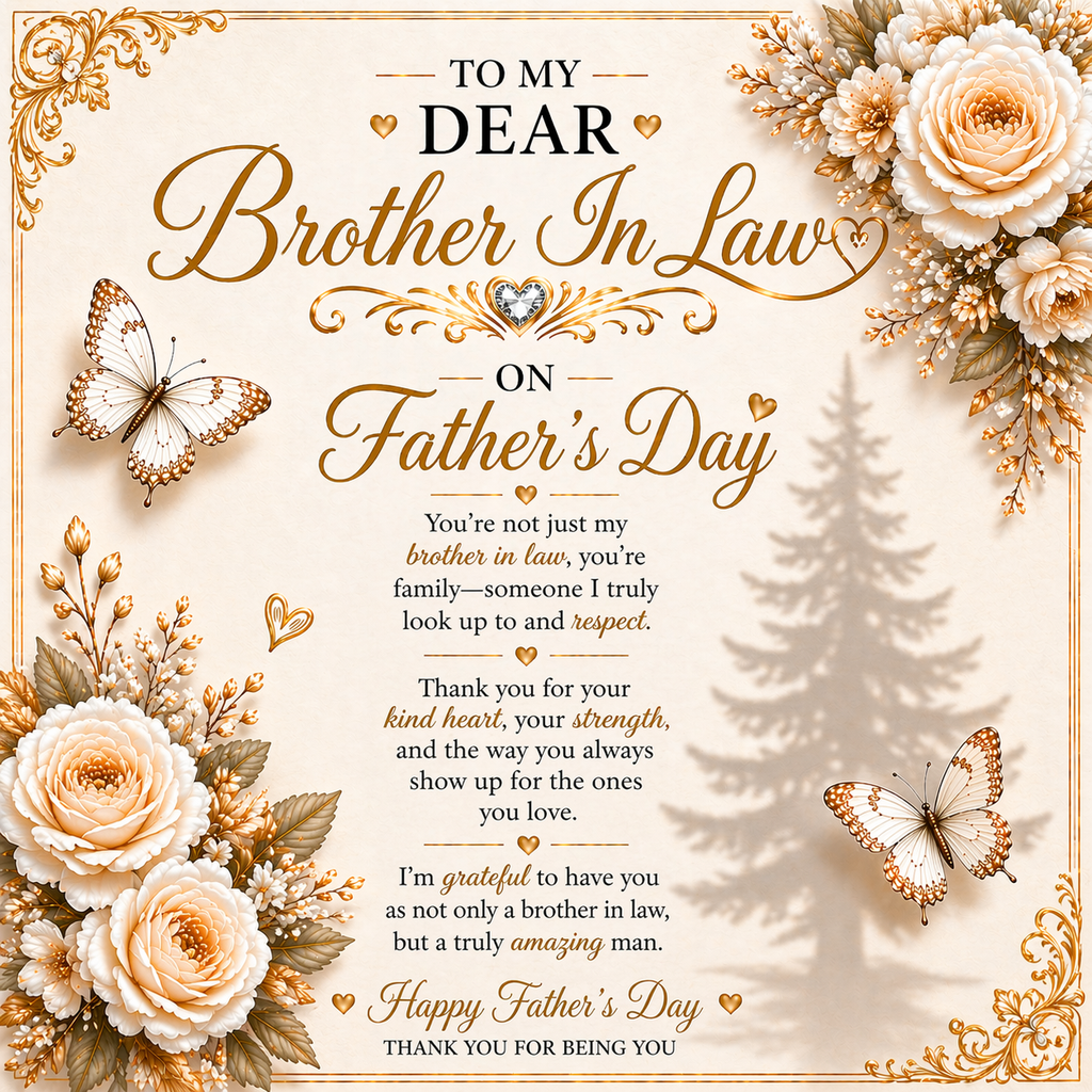 Elegant Father's Day Tribute For My Brother-In-Law Gift Set