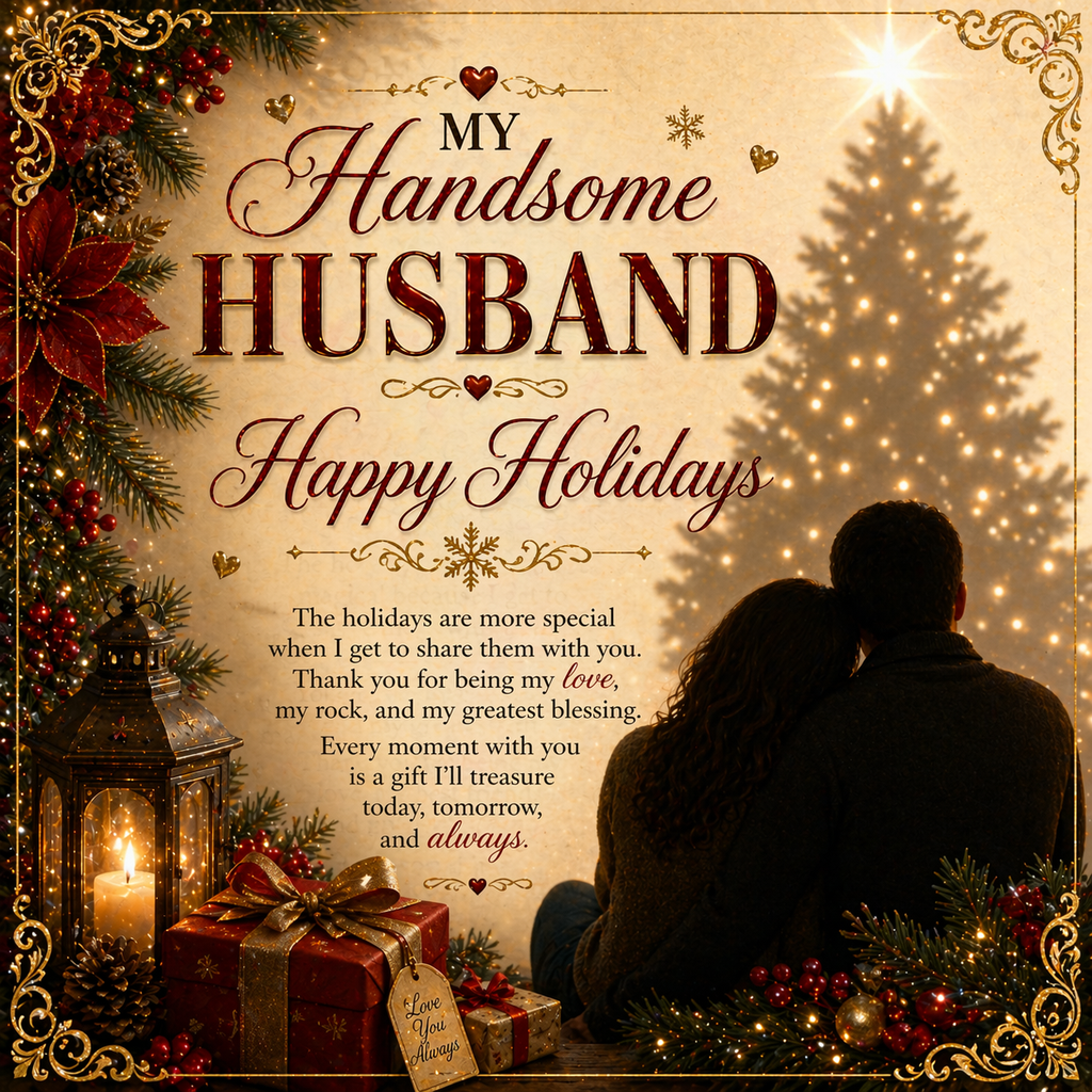 Special Holiday Warmth & Elegance For Hubby Gift Set
