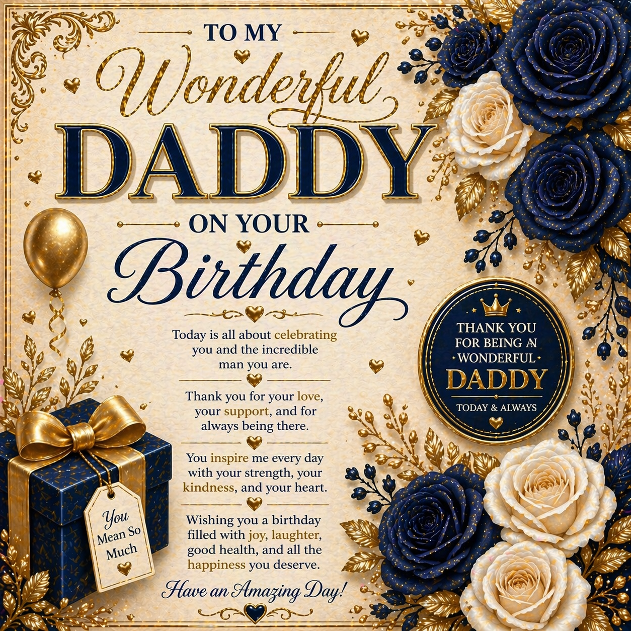 My Amazing Daddy Birthday's Luxurious Gift Set