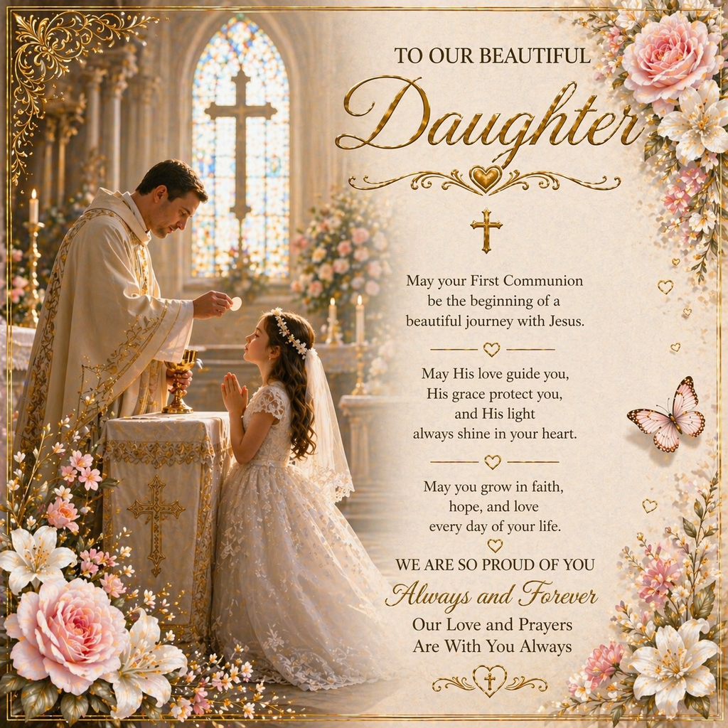Our Beautiful Little Girl First Communion Gift Set